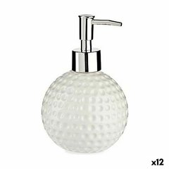 Дозатор мыла Golf, керамика / металл, белый, 12 штук (300 мл) цена и информация | Аксессуары для ванной комнаты | kaup24.ee