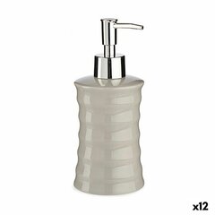 Дозатор мыла, керамика, серый металл, 12 штук (260 мл) цена и информация | Аксессуары для ванной комнаты | kaup24.ee