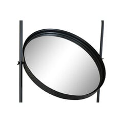 Полка для ванной DKD Home Decor Чёрный Металл Зеркало (55 x 20 x 120 cm) цена и информация | Аксессуары для ванной комнаты | kaup24.ee