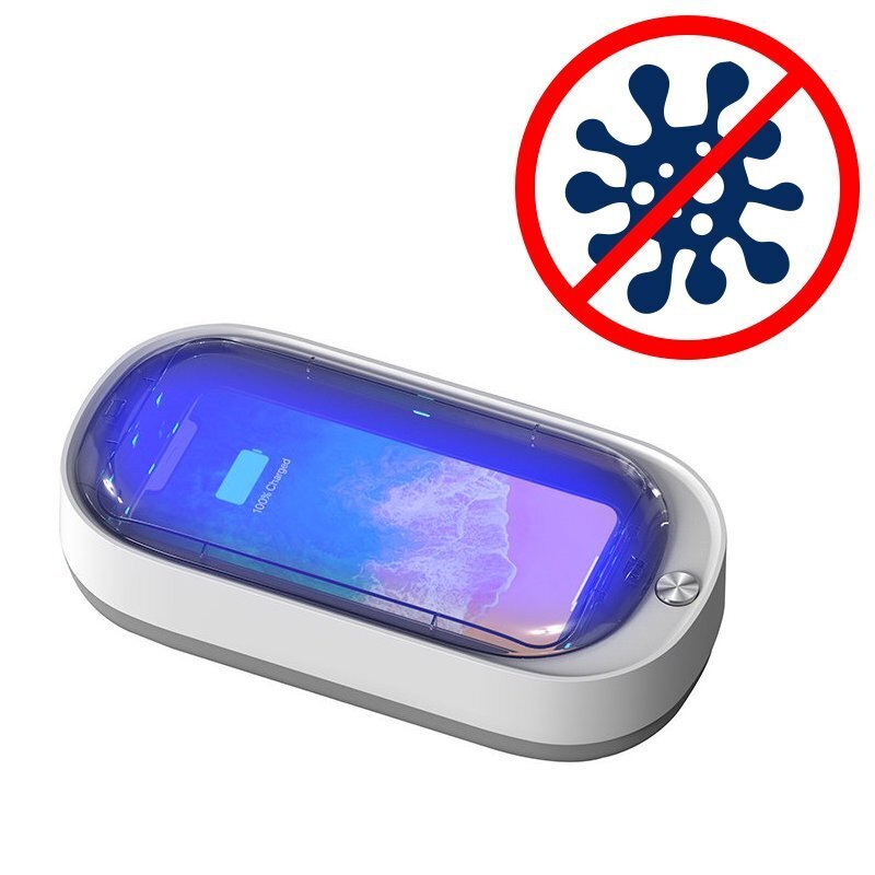 Mobiilne UV-sterilisaator telefonide desinfitseerimiseks цена и информация | Mobiiltelefonide lisatarvikud | kaup24.ee