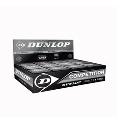 Мячи для сквоша Dunlop Competition, 12 шт. цена и информация | Cквош | kaup24.ee