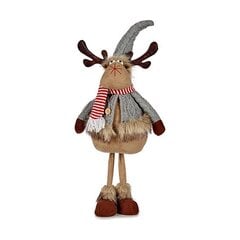 Christmas reindeer Красный Коричневый полиэстер (24 x 63 x 27 cm) цена и информация | Декорации | kaup24.ee