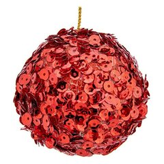 Ёлочные шарики Ø 10 cm 6 штук Красный Пластик цена и информация | Декорации | kaup24.ee
