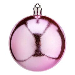 Ёлочные шарики Ø 7 cm 12 штук Розовый Пластик цена и информация | Рождественские украшения | kaup24.ee