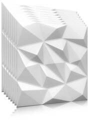 3D laepaneelid Deccart Brylant White 2m2, 8 tk hind ja info | Lae-, seinakaunistus elemendid | kaup24.ee