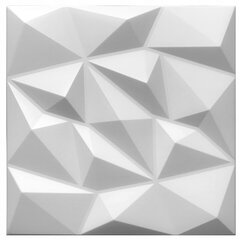 3D laepaneelid Deccart Brylant White 3m2, 12 tk hind ja info | Lae-, seinakaunistus elemendid | kaup24.ee