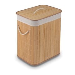 Бамбуковый ящик для белья Todar, 60 л, коричневый цена и информация | Аксессуары для ванной комнаты | kaup24.ee