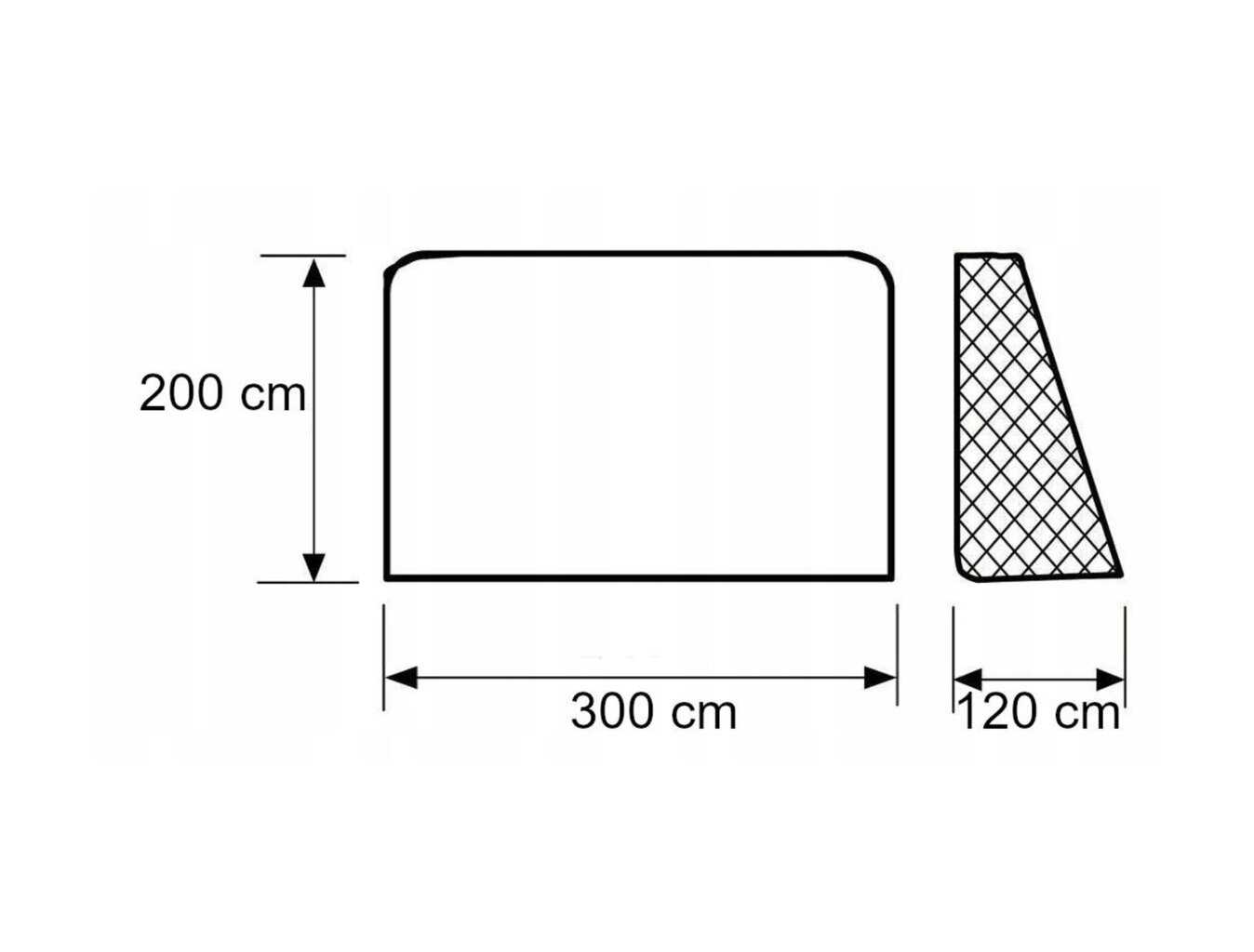 Jalgpallivärav Jet5, 300x200x120 cm hind ja info | Jalgpalliväravad ja -võrgud | kaup24.ee