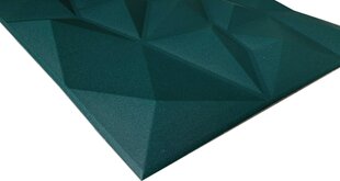 3D laepaneel ja seinapaneelid Deccart Green Brylant 5m2, 20 tk цена и информация | Элементы декора для стен, потолка | kaup24.ee