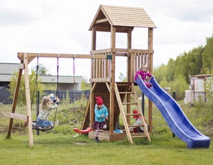 Детская игровая площадка Rugelis, коричневая цена и информация | Детские игровые домики | kaup24.ee