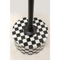 Abilaud Domero Chess Ø25cm, must-valge hind ja info | Diivanilauad | kaup24.ee