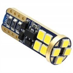 Светодиодная Лампа 12 Smd 2835 W5w T10 Canbus +Stab Alb ME Premium цена и информация | Автомобильные лампочки | kaup24.ee