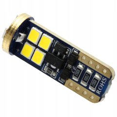 Светодиодная Лампа 12 Smd 2835 W5w T10 Canbus +Stab Alb ME Premium цена и информация | Автомобильные лампочки | kaup24.ee