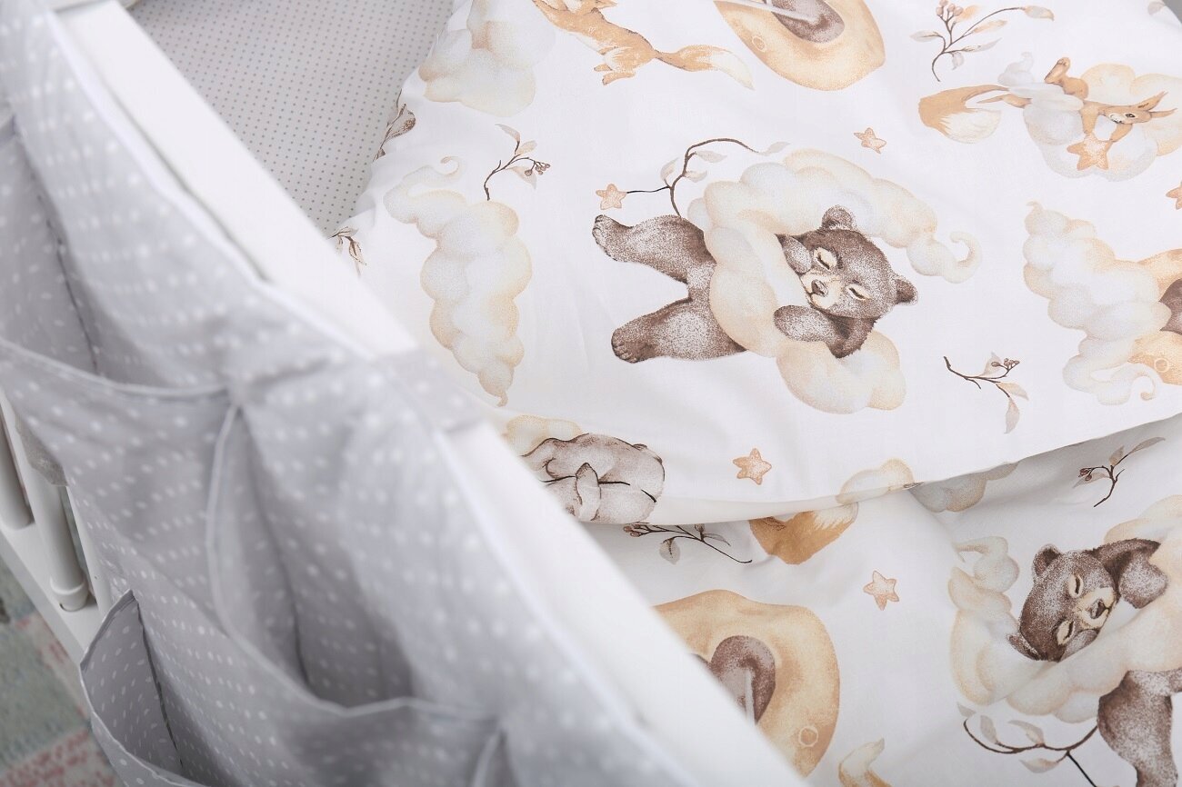 Babymam laste voodipesukomplekt, 135x100 cm, 2 osa цена и информация | Beebide ja laste voodipesu | kaup24.ee