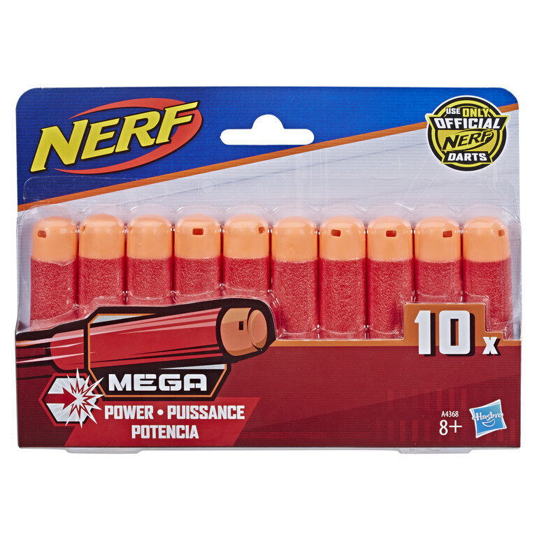 Laskemoon Hasbro NERF MEGA, 10 tk. A4368 hind ja info | Poiste mänguasjad | kaup24.ee