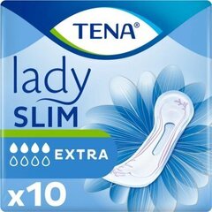 Uroloogilised sidemed Tena Lady Slim Extra, 10 tk hind ja info | Mähkmed, hügieenisidemed, ühekordsed linad täiskasvanutele | kaup24.ee