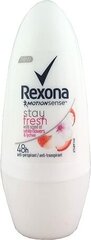 Roll-on Rexona Stay Fresh, valged lilled ja Lychee, 50 ml hind ja info | Deodorandid | kaup24.ee