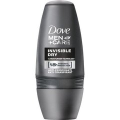 Дезодорант-антиперспирант Dove Men +Care, Invisible Dry, 50 мл цена и информация | Дезодоранты | kaup24.ee