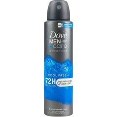 Higistamisvastane deodorant Dove Men +Care, Cool Fresh, 72 tundi, 150 ml цена и информация | Дезодоранты | kaup24.ee