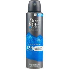 Дезодорант-антиперспирант Dove Men +Care, Прохладная свежесть, 72 часа, 150 мл цена и информация | Дезодоранты | kaup24.ee