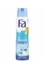 Дезодорант-спрей Fa Santorini, Jasmin, 150 мл цена и информация | Дезодоранты | kaup24.ee