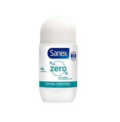 Дезодорант шариковый Sanex Zero% Extra Control, 2х50 мл цена и информация | Дезодоранты | kaup24.ee