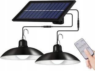 Päikesepatareiga välisvalgusti, 2 tk hind ja info | Aia- ja õuevalgustid | kaup24.ee