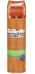 Гель для бритья для мужчин Gillette Fusion Hydra Gel Sensitive Skin, 200 мл цена и информация | Средства для бритья | kaup24.ee