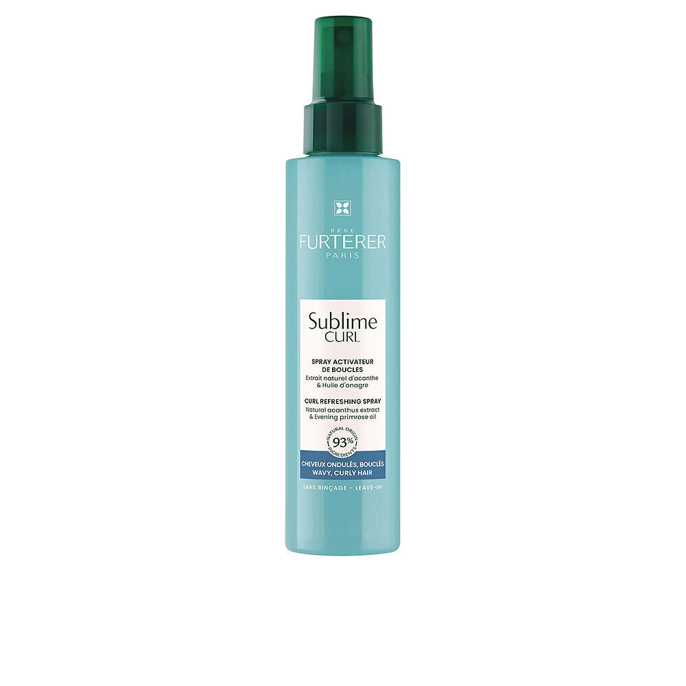 Stiileerimissprei kuivadele juustele Rene Furterer Sublime Curl, 150 ml hind ja info | Viimistlusvahendid juustele | kaup24.ee