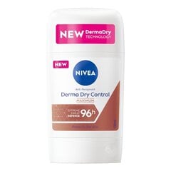 Карандашный антиперспирант Nivea Derma Dry Control, 50 мл цена и информация | Дезодоранты | kaup24.ee