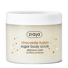 Сахарный скраб для тела Ziaja Chocolate Fusions, 300 мл цена и информация | Скрабы для тела | kaup24.ee