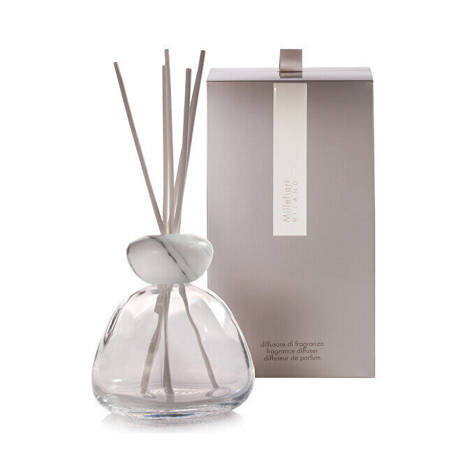 Kodulõhnastaja pulkadega Millefiori Milano Marble Glass Clear White, 400 ml цена и информация | Kodulõhnastajad | kaup24.ee