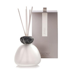 Емкость для домашнего аромата с палочками Millefiori Milano Marble Glass Frosted Black, 400 мл цена и информация | Ароматы для дома | kaup24.ee