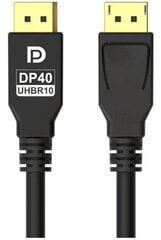 Fuj:tech, DisplayPort 2.1, 5 м цена и информация | Кабели и провода | kaup24.ee
