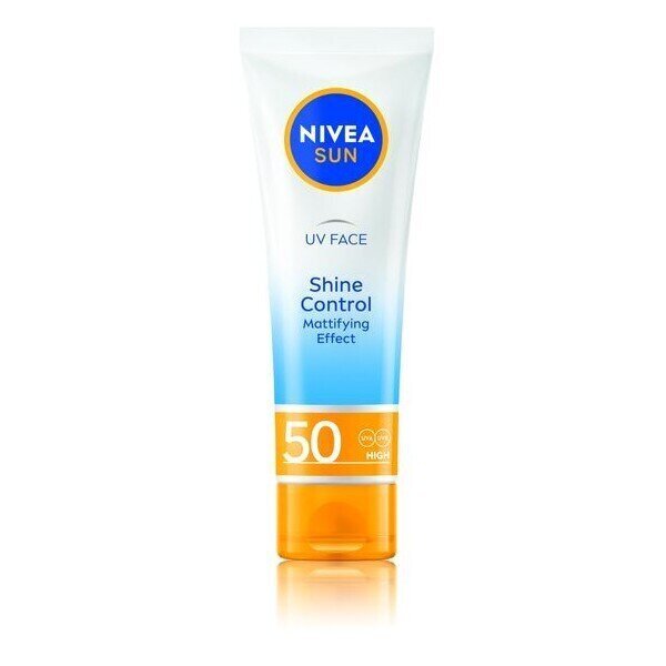 Päikesekreem näole Nivea Uv Shine Control Face, 50 ml hind ja info | Päikesekreemid | kaup24.ee