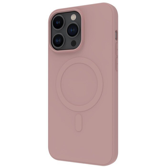 Apple iPhone 15 Pro Max MagSafe Soft Touch Cover By Muvit Chalk Pink цена и информация | Telefoni kaaned, ümbrised | kaup24.ee