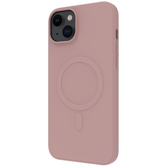 Apple iPhone 15 Plus MagSafe Soft Touch Cover By Muvit Chalk Pink цена и информация | Telefoni kaaned, ümbrised | kaup24.ee