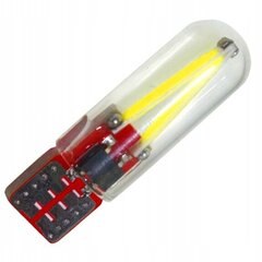 Led Лампа W5w Cob 2w Filament 250lm 12v 24v T10 ME Premium цена и информация | Автомобильные лампочки | kaup24.ee