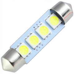 Led Лампа C5w C10w C3w 4xsmd 5050 4-Chip 41 42 Mm ME Premium цена и информация | Автомобильные лампочки | kaup24.ee