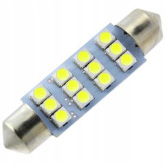 Светодиодная Лампа C5w C10w C3w 12x Smd 1210 41 42 Mm ME Premium цена и информация | Автомобильные лампочки | kaup24.ee