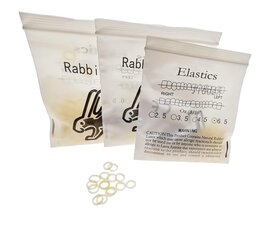 Ортодонтические эластики Rabbit Heavy, 3 x 100 шт., 5 мм. цена и информация | Для ухода за зубами | kaup24.ee