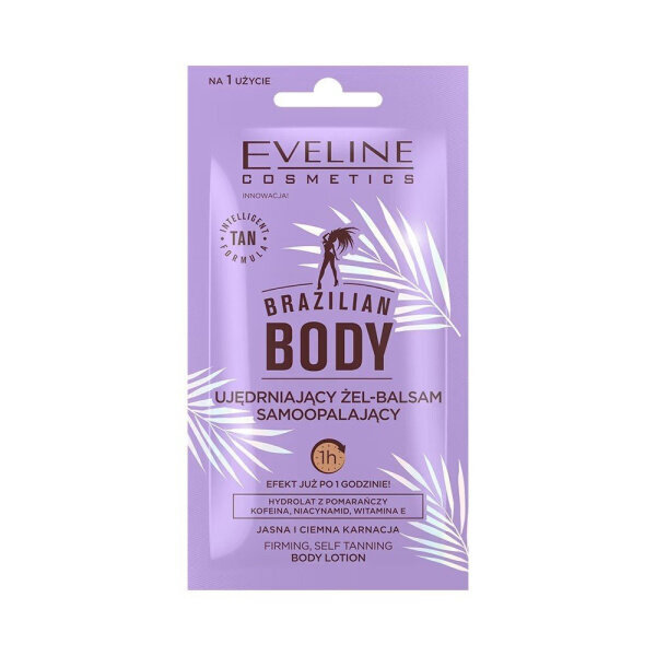 Isetoonev geel-palsam Eveline Cosmetics Brazilian Body, 12ml hind ja info | Isepruunistavad kreemid | kaup24.ee