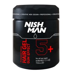 Гель для волос Nishman Hair Gel 5+, 750 мл цена и информация | Средства для укладки волос | kaup24.ee