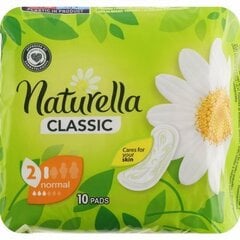 Naiste hügieenisidemed Naturella Classic, Normal, 10 tk hind ja info | Tampoonid, hügieenisidemed, menstruaalanumad | kaup24.ee