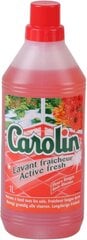 Põrandapesuvahend Carolin Fresh Red Flowers, 1 l hind ja info | Puhastusvahendid | kaup24.ee