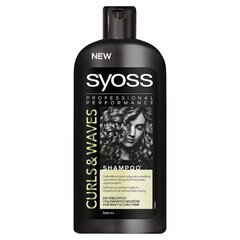 Šampoon Syoss Professional Rerformance, Curls & Waves, 500 ml цена и информация | Шампуни | kaup24.ee