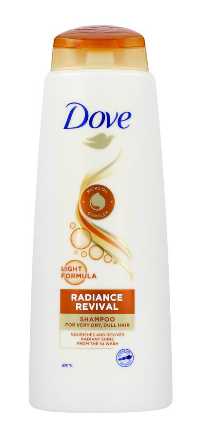 Särašampoon Dove Radiance Revival, 400 ml цена и информация | Šampoonid | kaup24.ee