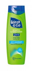 Šampoon-Palsam Wash & Go Anti Dandruff, 2 in 1, 200 ml цена и информация | Шампуни | kaup24.ee