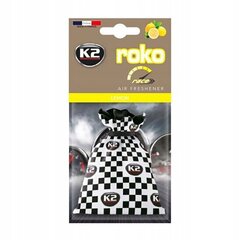 K2 Roko Race Lemon 25g Air Freshener цена и информация | Освежители воздуха для салона | kaup24.ee