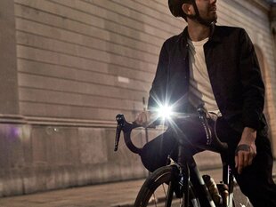 Universaalsed silikoon jalgrattatuled ME Premium, punane/valge цена и информация | Велосипедные фонари, отражатели | kaup24.ee